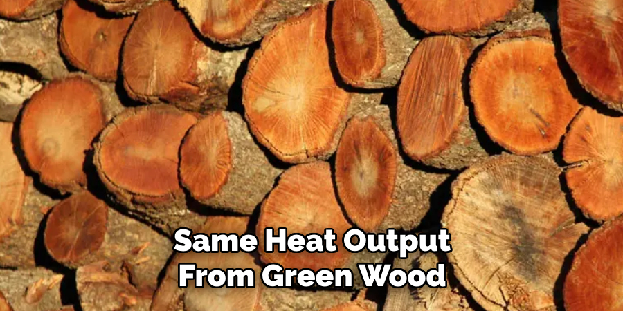 Same Heat Output From Green Wood