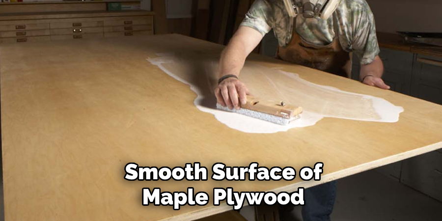 Smooth Surface of Maple Plywood