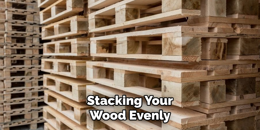 Stacking Your Wood Evenly