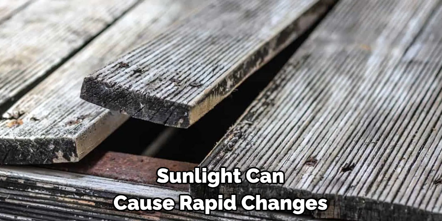 Sunlight Can Cause Rapid Changes