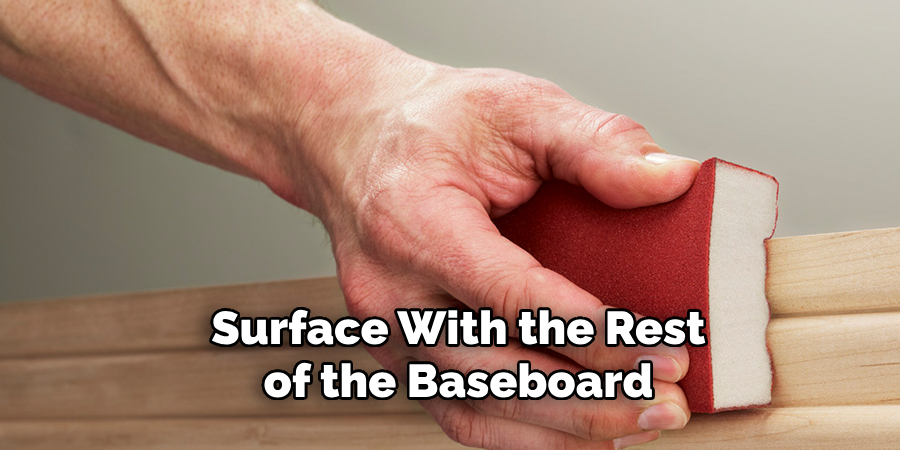 Surface With the Rest of the Baseboard