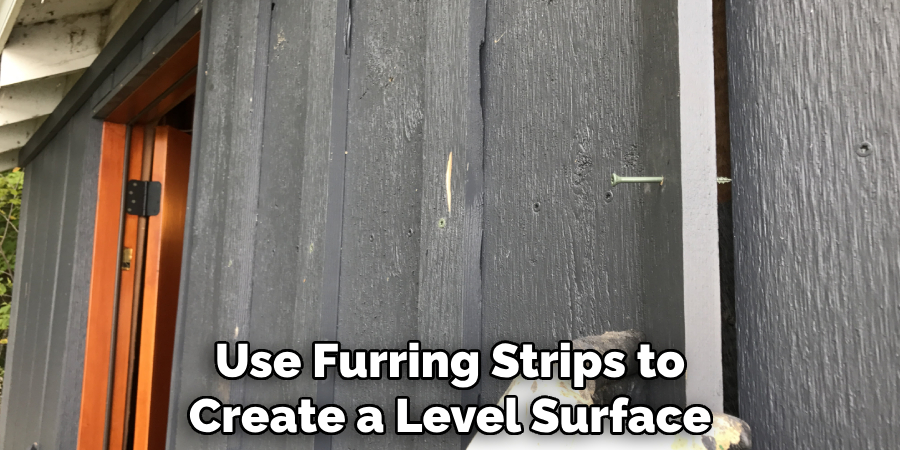 Use Furring Strips to Create a Level Surface