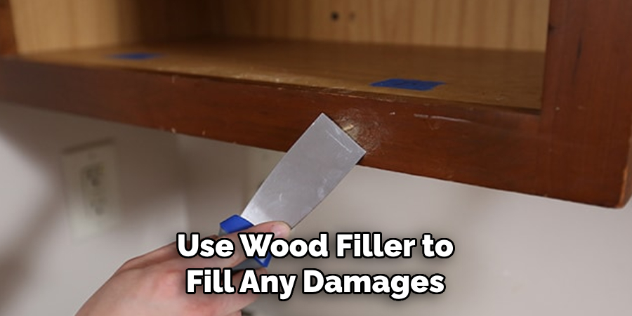 Use Wood Filler to Fill Any Damages