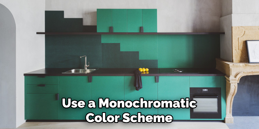 Use a Monochromatic Color Scheme