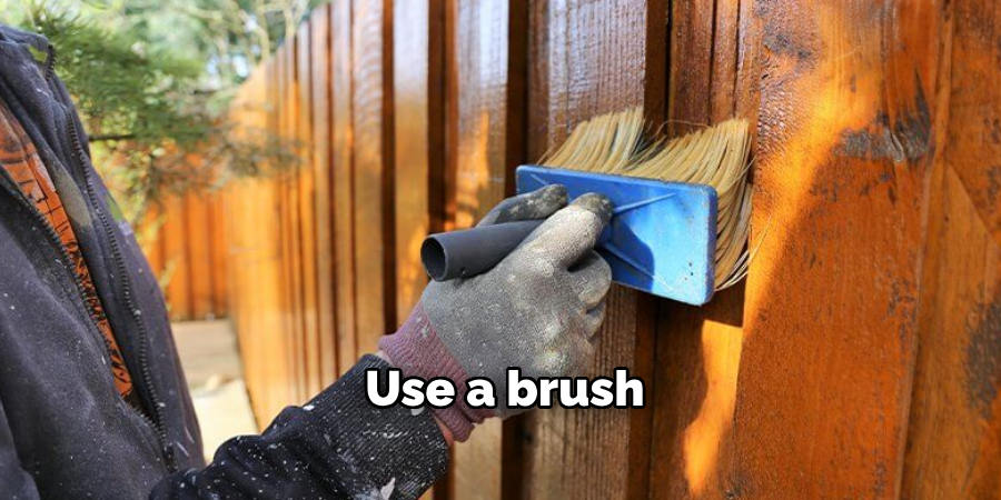 Use a brush