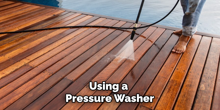 Using a Pressure Washer