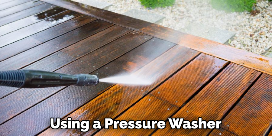 Using a Pressure Washer