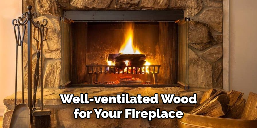 Well-ventilated Wood for Your Fireplace