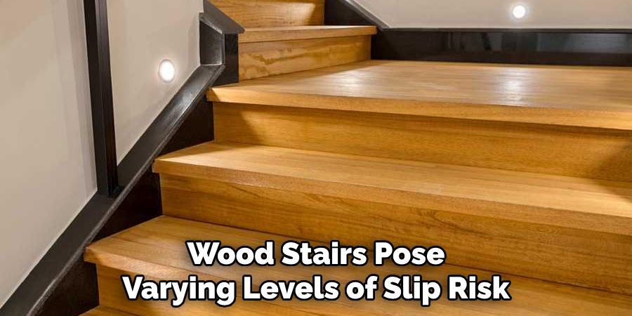 Wood Stairs Pose Varying Levels of Slip Risk