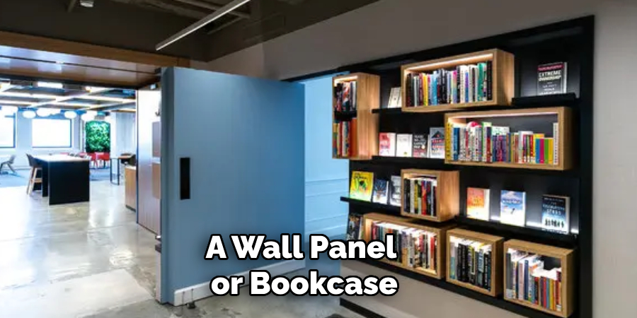 A Wall Panel or Bookcase