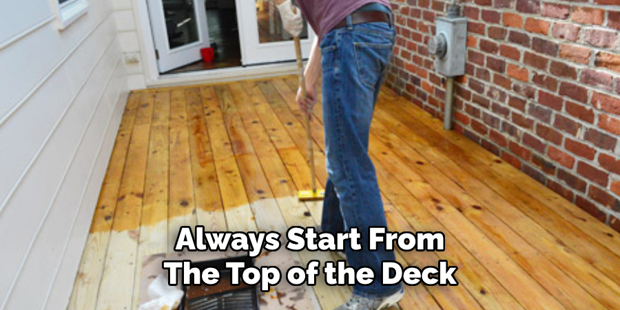 Always Start From The Top of the Deck