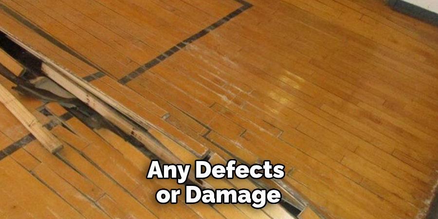 Any Defects or Damage