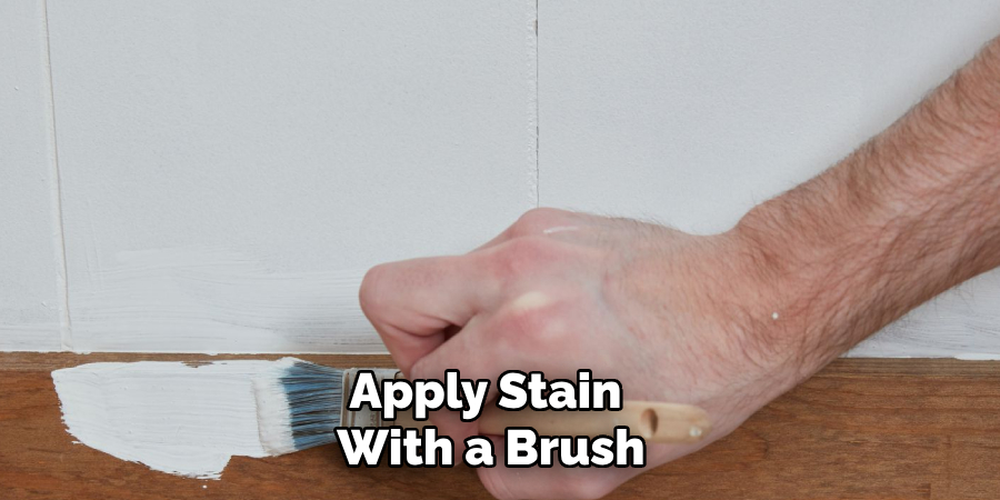 Apply Stain With a Brush