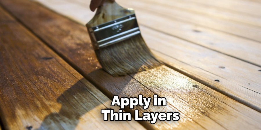 Apply in Thin Layers