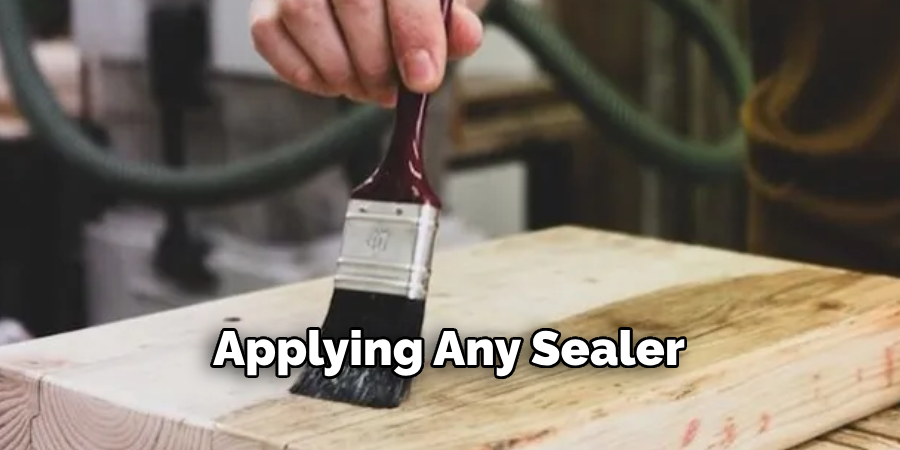 Applying Any Sealer