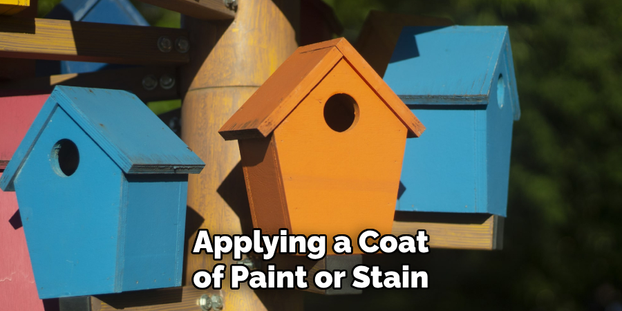 Applying a Coat of Paint or Stain