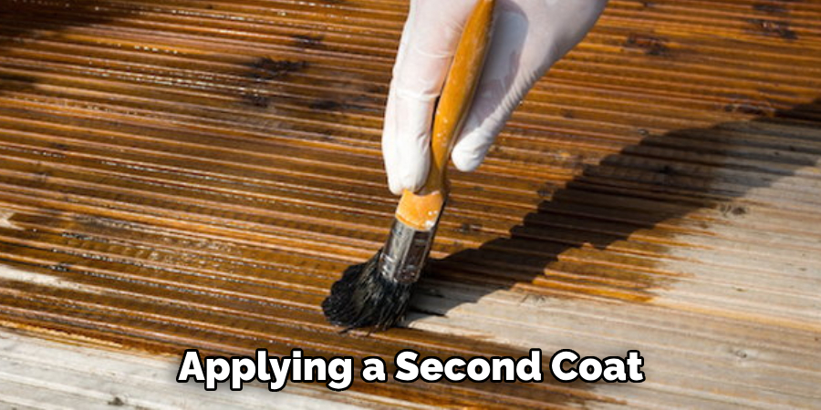 Applying a Second Coat