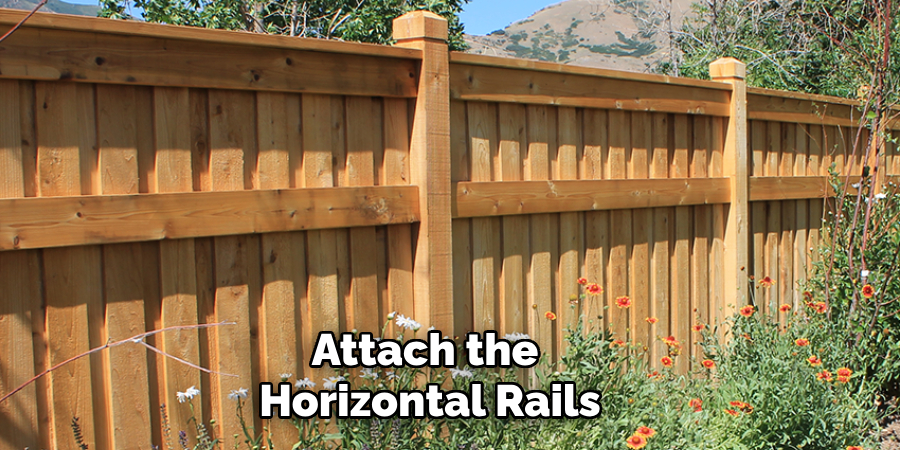 Attach the Horizontal Rails