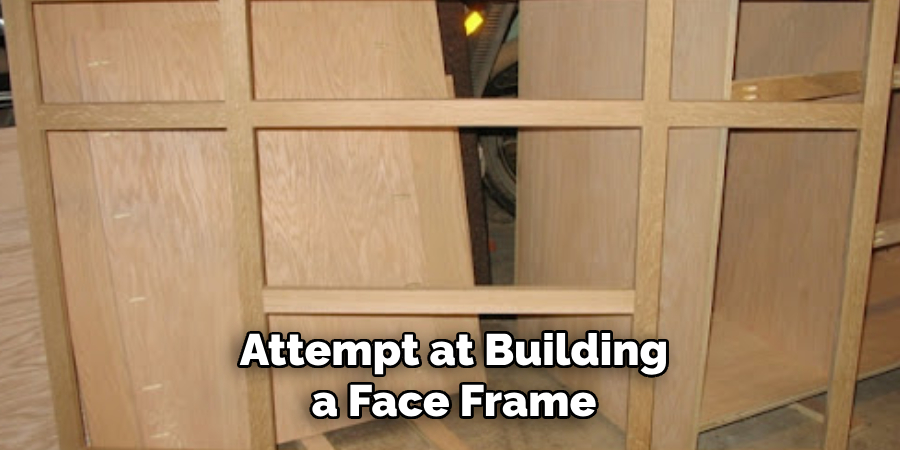 Attempt at Building a Face Frame