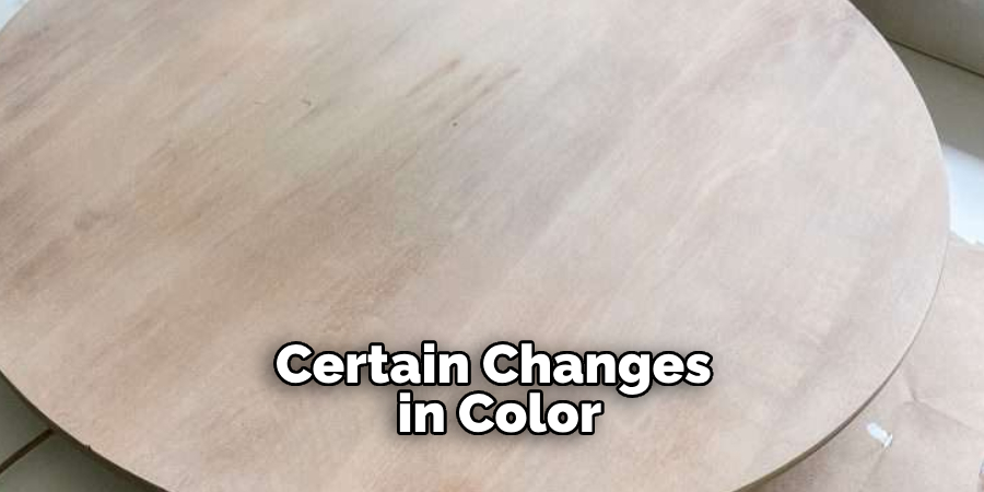 Certain Changes in Color