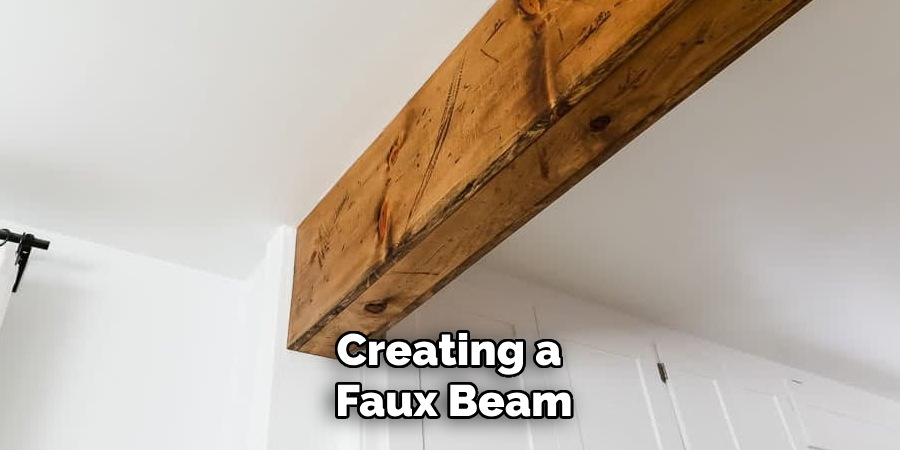 Creating a Faux Beam