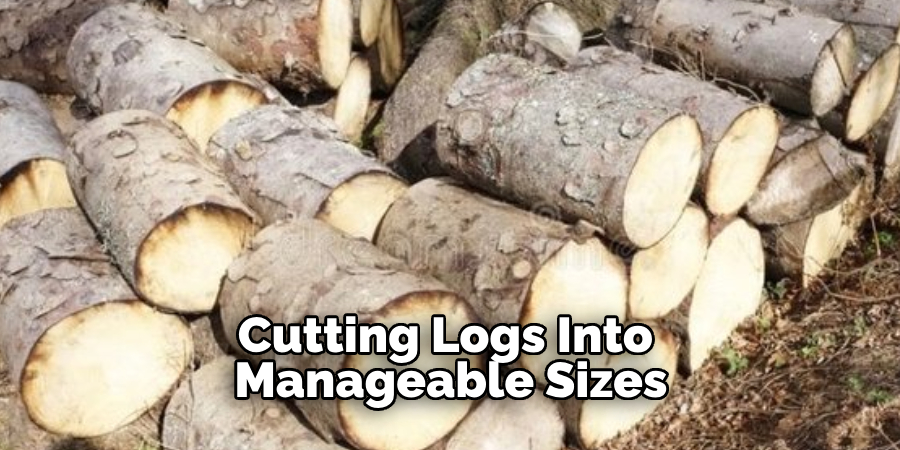 Cutting Logs Into Manageable Sizes