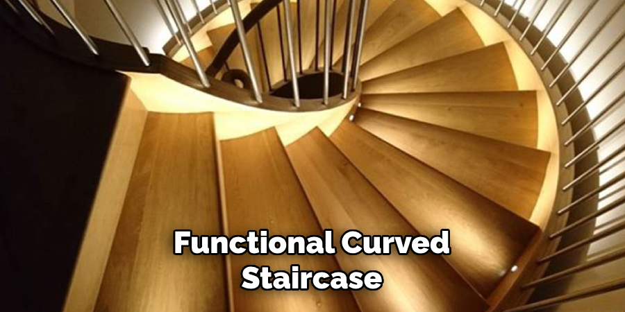 Functional Curved Staircase