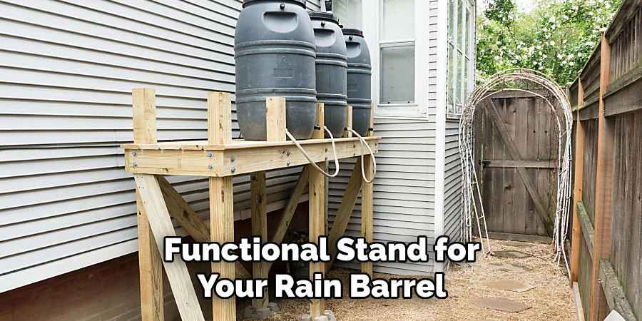 Functional Stand for Your Rain Barrel