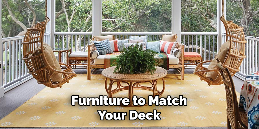 Furniture to Match Your Deck