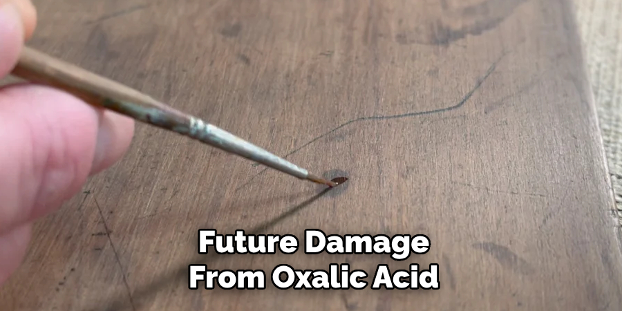 Future Damage From Oxalic Acid