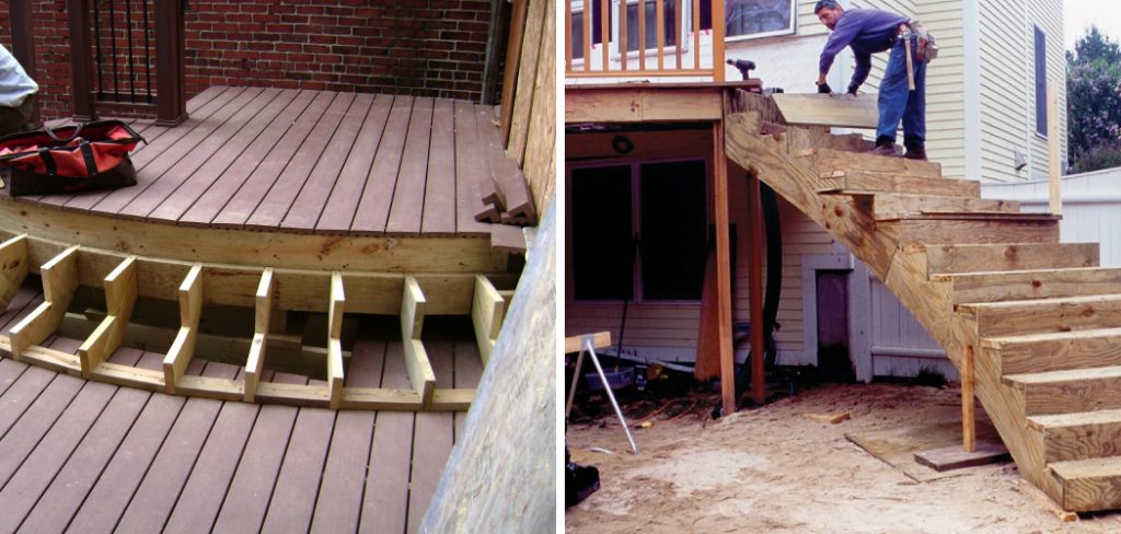 How to Build Curved Stairs for a Deck