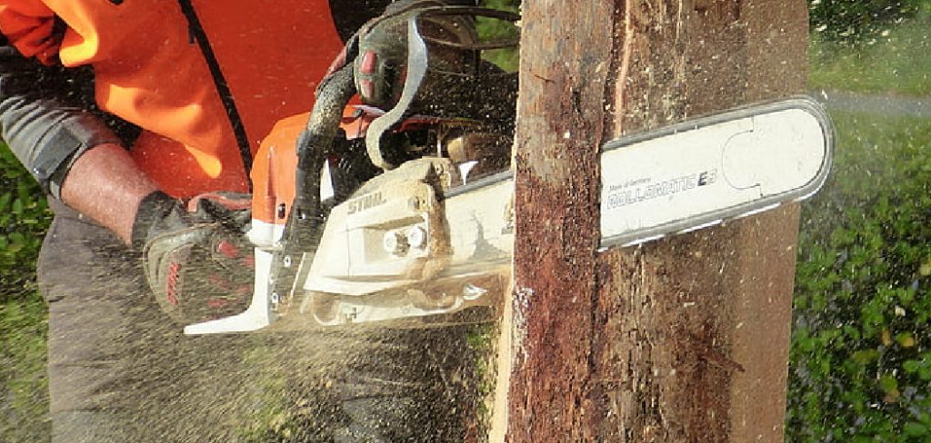 How to Cut Logs with Chainsaw