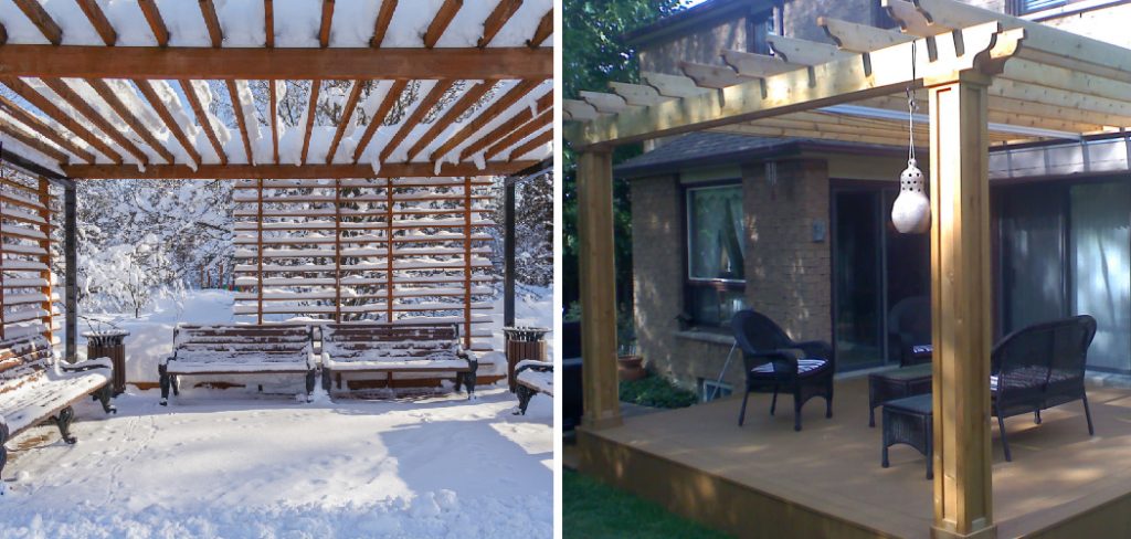 How to Enclose a Pergola for Winter