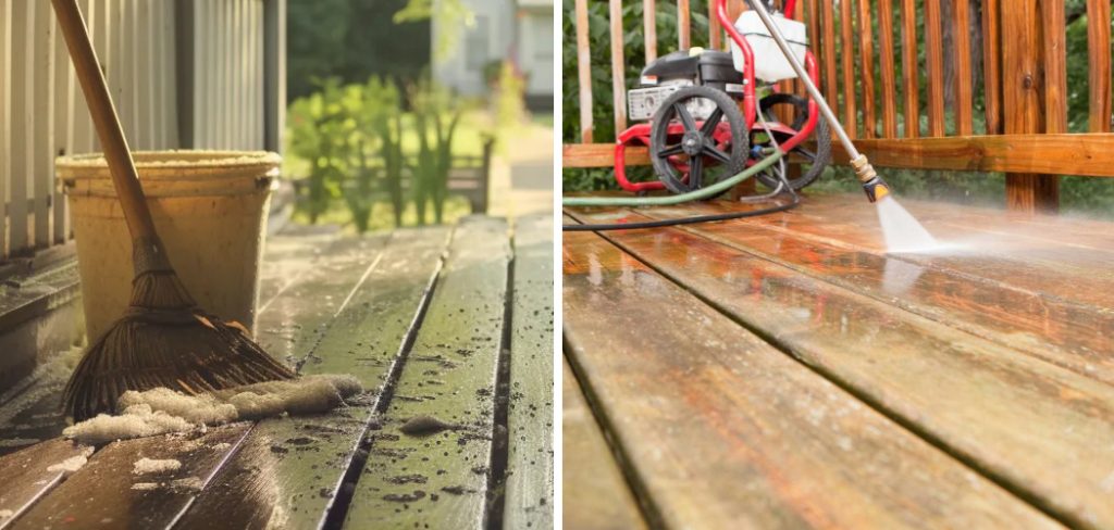 How to Get Pollen Off Deck