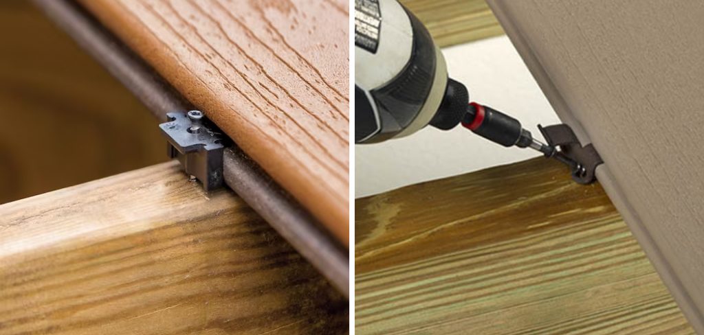 How to Hide Deck Screws