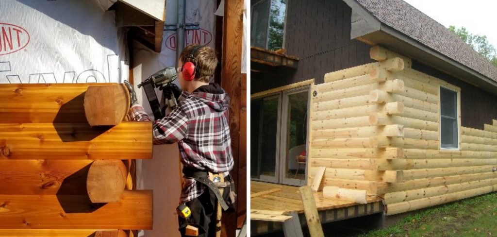 How to Install Log Siding