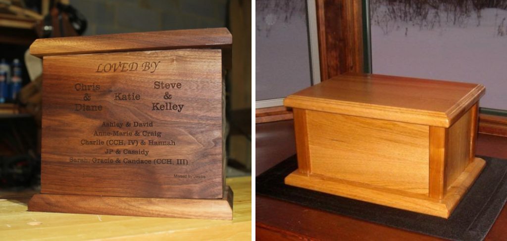 How to Open a Wooden Urn Box