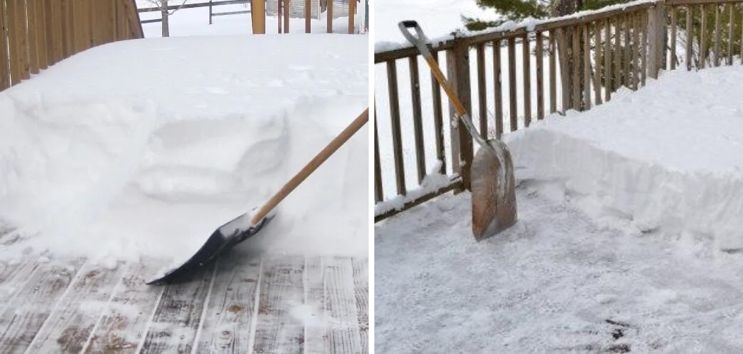 How to Remove Ice from Wood Deck