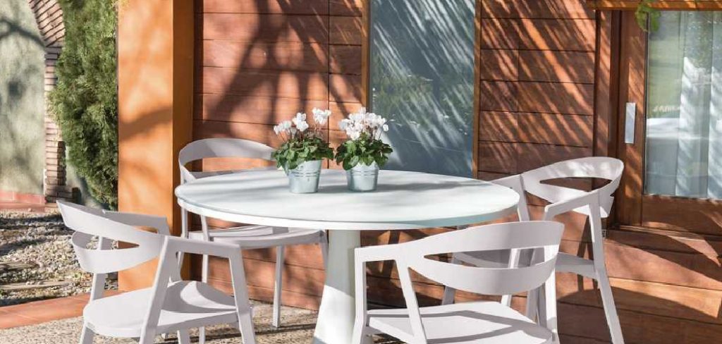 How to Waterproof a Wood Table for Outside