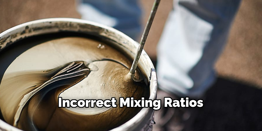 Incorrect Mixing Ratios