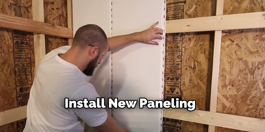 Install New Paneling