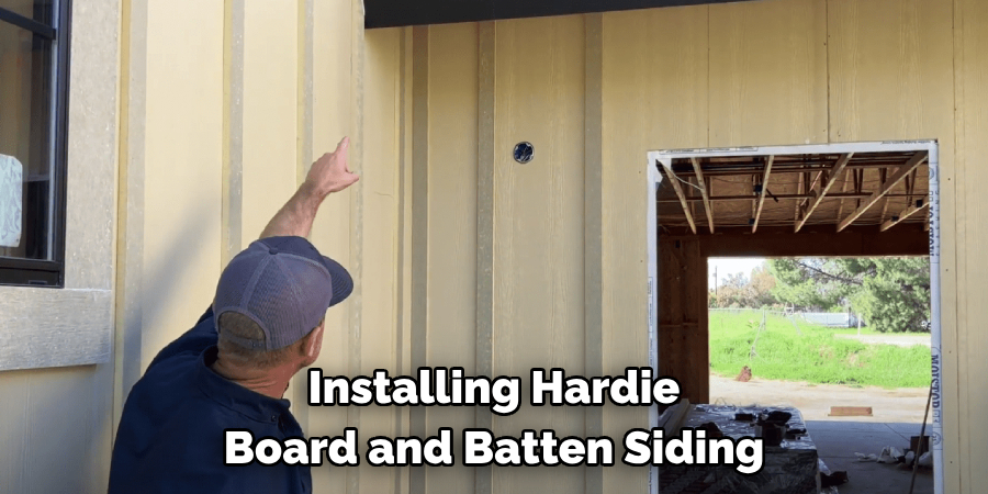 Installing Hardie Board and Batten Siding