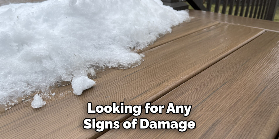 Looking for Any Signs of Damage