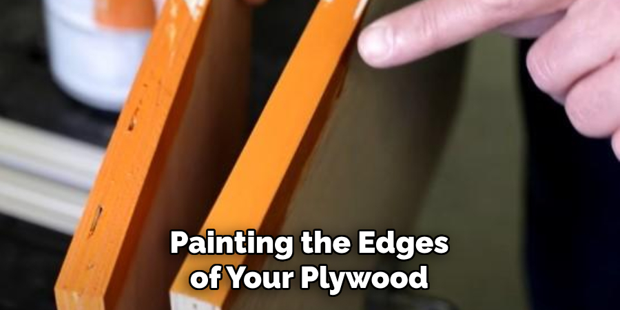 Painting the Edges of Your Plywood