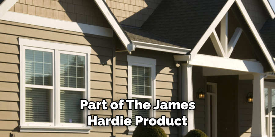 Part of the James Hardie Product