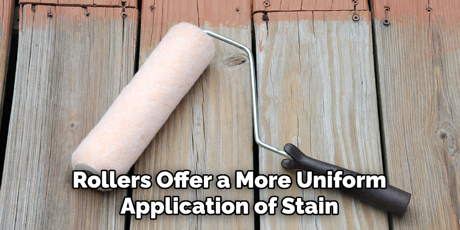 Rollers Offer a More Uniform Application of Stain