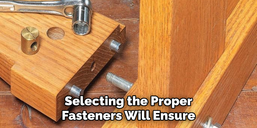 Selecting the Proper Fasteners Will Ensure