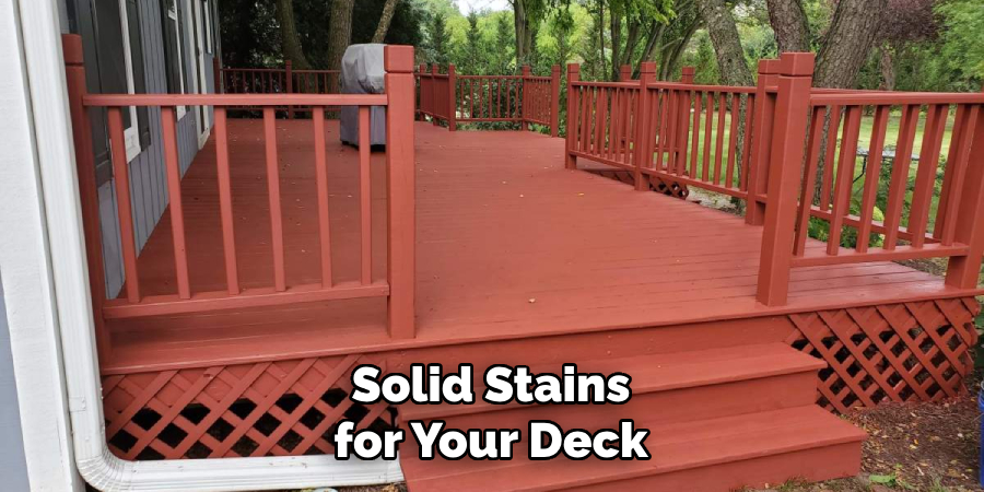 Solid Stains for Your Deck