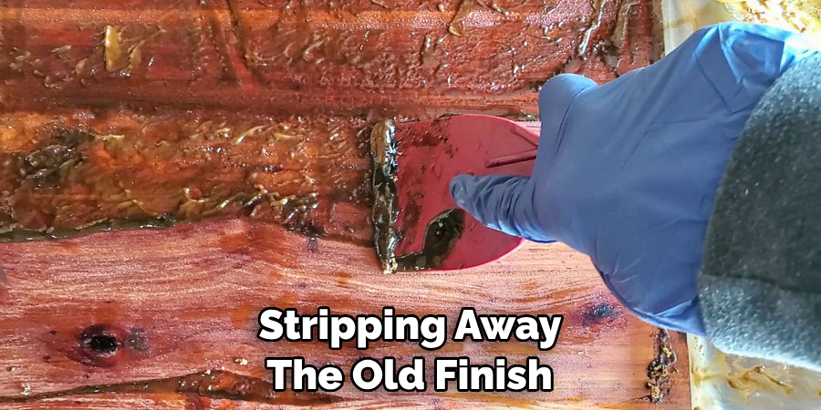 Stripping Away the Old Finish