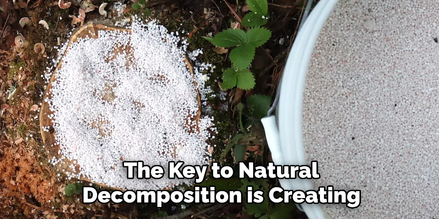 The Key to Natural Decomposition is Creating